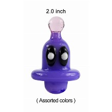 2 Inch Face Glass Carb Cap