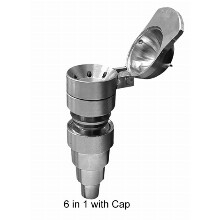 6 In 1 Titanium Nail With Cap