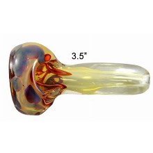 3.5 Inch Blue Lava Glass Hand Pipe