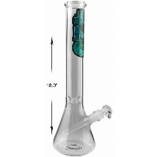 18 Inch Green 420 Beaker Water Pipe