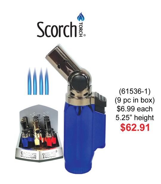5.25 Inch Torch Lighter 4 Flames