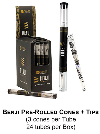 Benji Pre rolled Cones And Tips