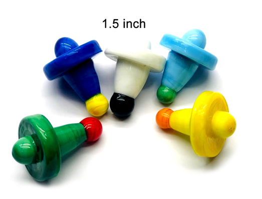 1.5 Inch Glass Carb Cap