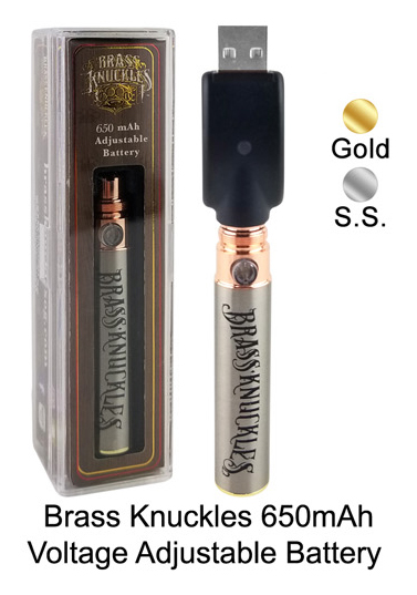 Brass Knuckless 650mah Voltage Adjustable Battery