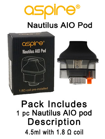 Nautilus Aio Pod 1.8ohm & 4.5ml