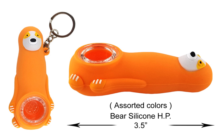 3.5 Inch Bear Silicone Hand Pipe