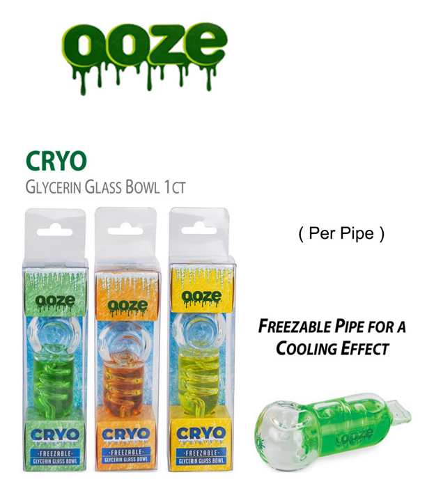 OOZE Cryo Glycerin Glass Bowl