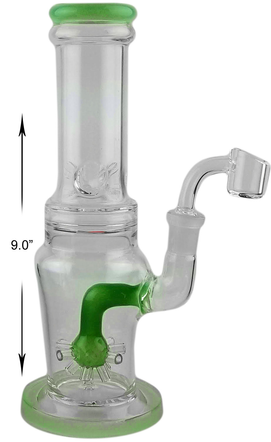9 Inch Green Dab Rig